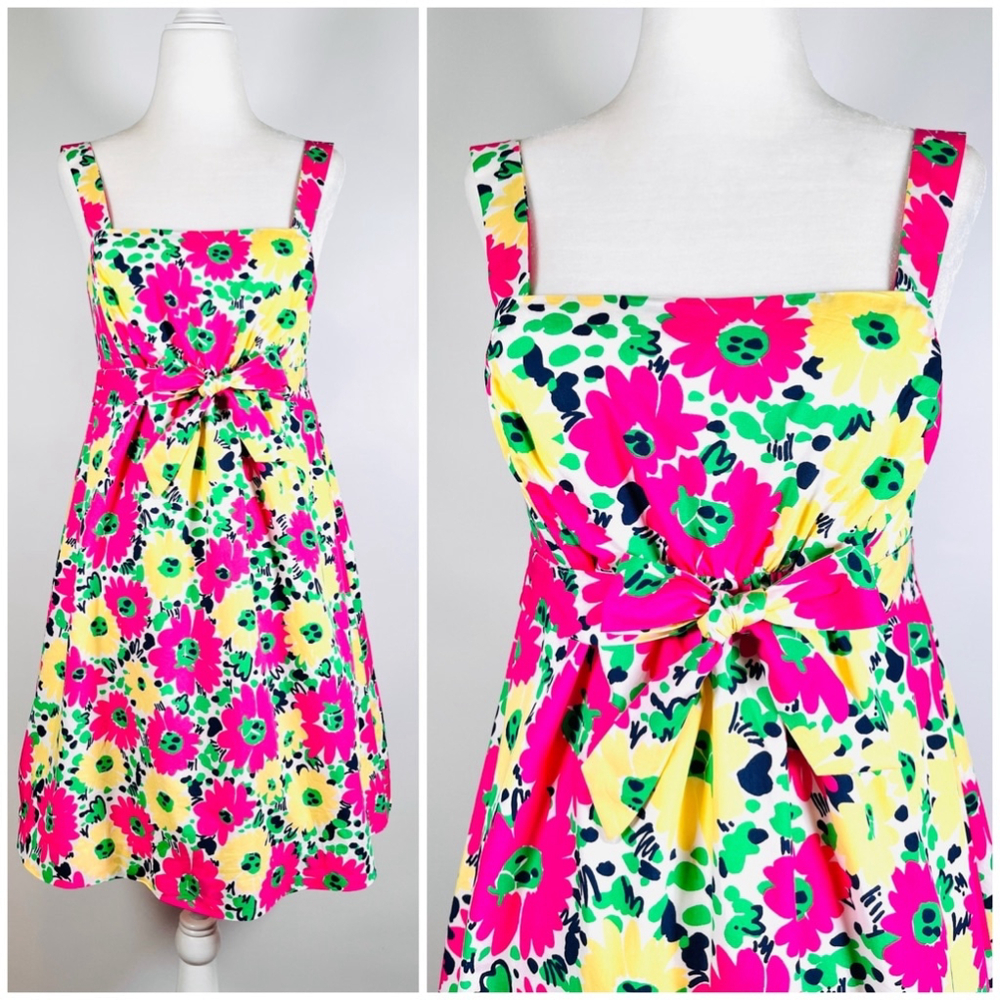 Lilly Pulitzer Pink and Yellow Floral Dress